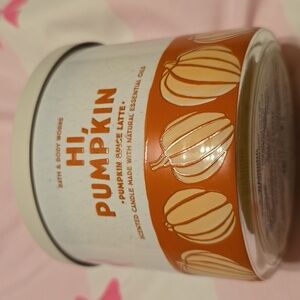 BNWT Bath and Body Works Pumpkin Spice Latte 3 wick candle